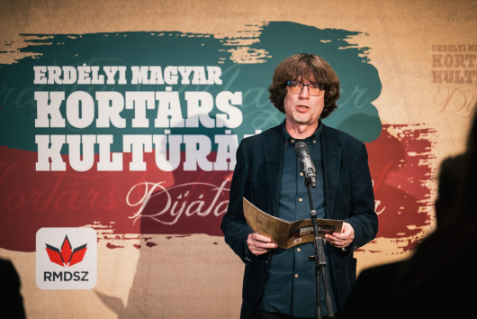 Balázs Imre József köszöntőbeszéde a 14. Erdélyi Magyar Kortárs Kultúráért Díjátadó Gálán